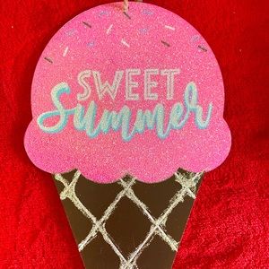 NEW! Ice Cream Sign decor